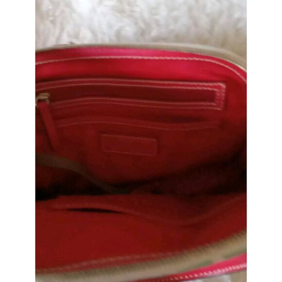 Dooney & Bourke Zip Crossbody Satchel Multi Heart Rainbow Hearts - Picture 4 of 14